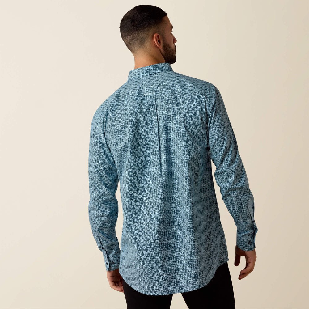 Team Jansen Fitted Shirt Men - NAVY/LIGHT BLUE