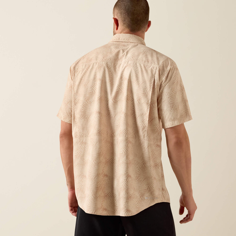 Printed VentTEK Outbound Classic Fit Shirt Men - CRÈME BRULEE CREAM