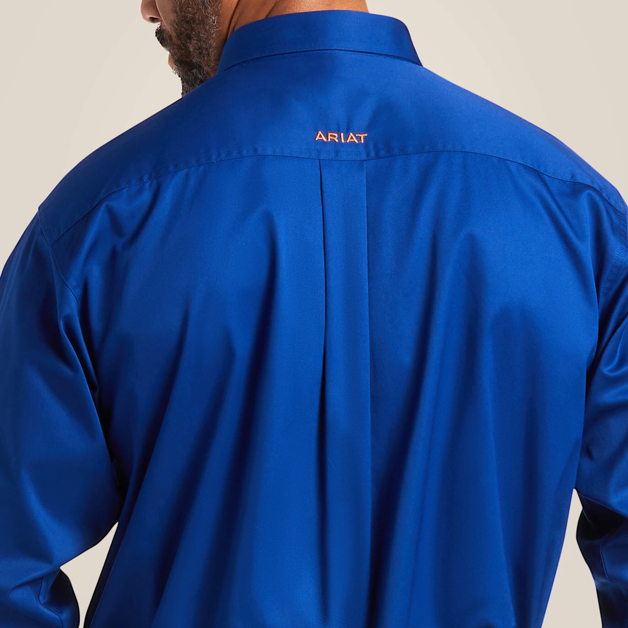 Solid Twill Classic Fit Shirt Men - ULTRAMARINE
