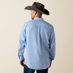 Wrinkle Free Solid Classic Fit Shirt Men - LIGHT BLUE
