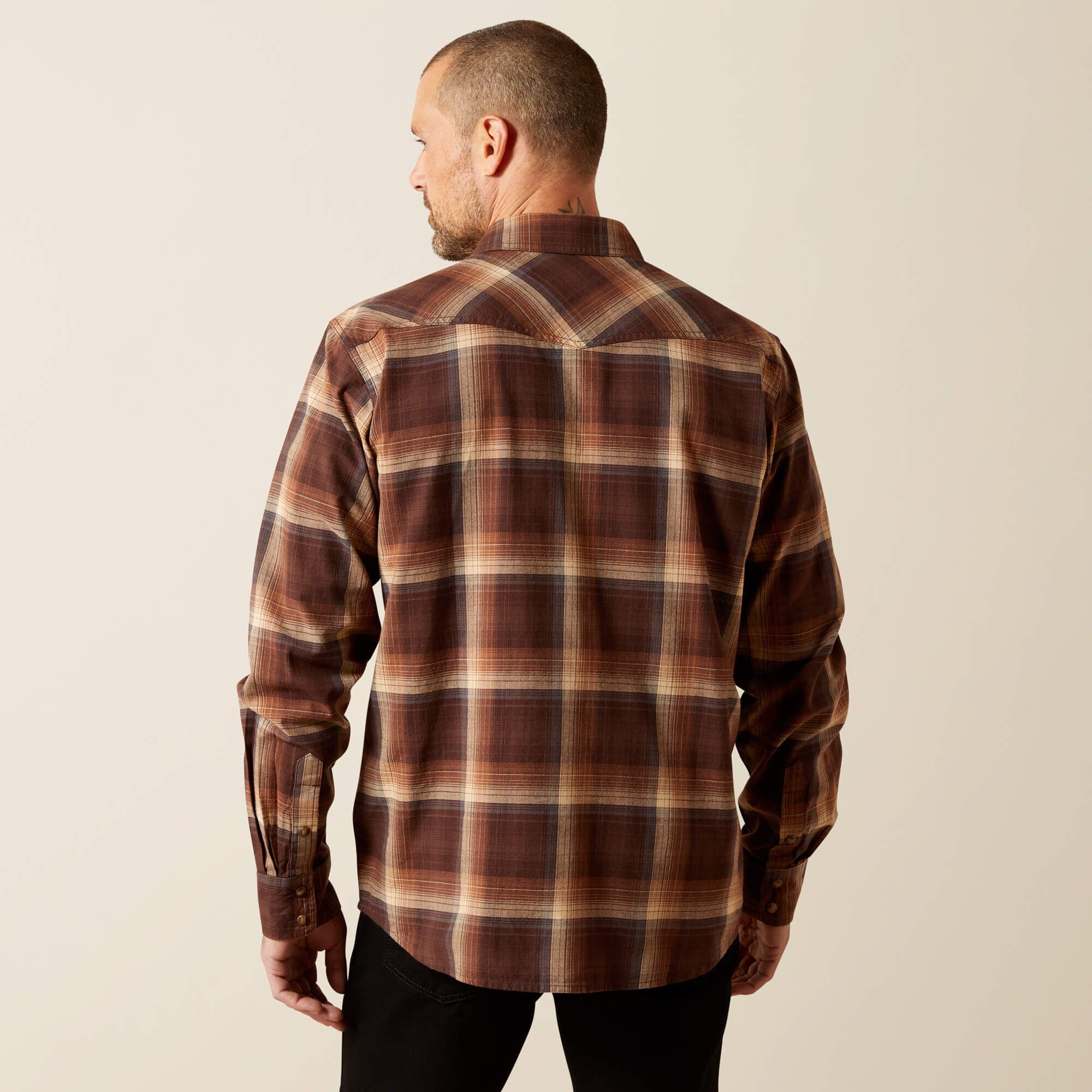 Hodges Retro Fit Shirt Men - BROWN
