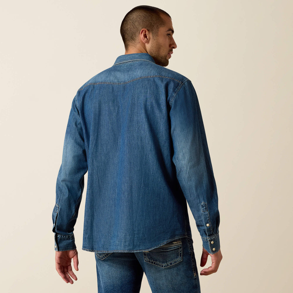 Denim Retro Fit Shirt Men - STONE