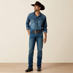 Denim Retro Fit Shirt Men - STONE