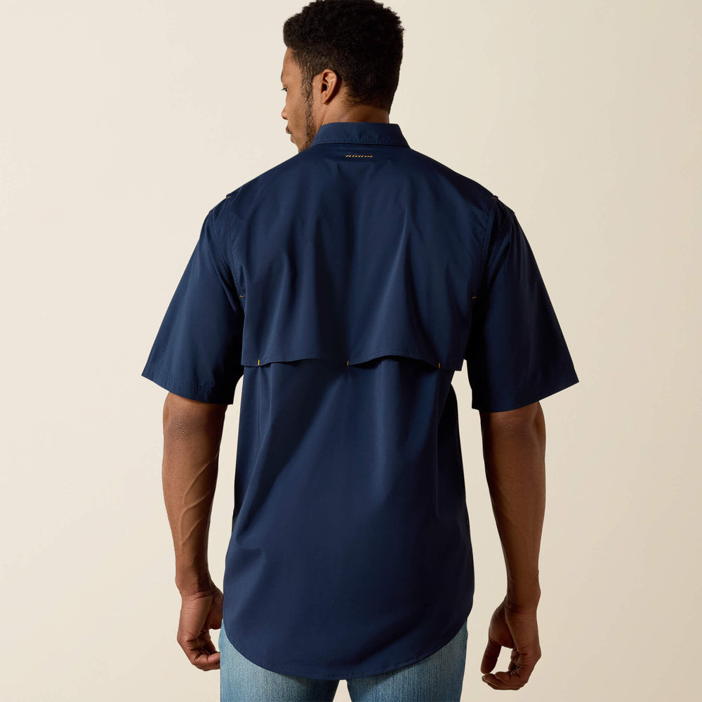 Rebar Made Tough VentTEK DuraStretch Work Shirt Men - NAVY