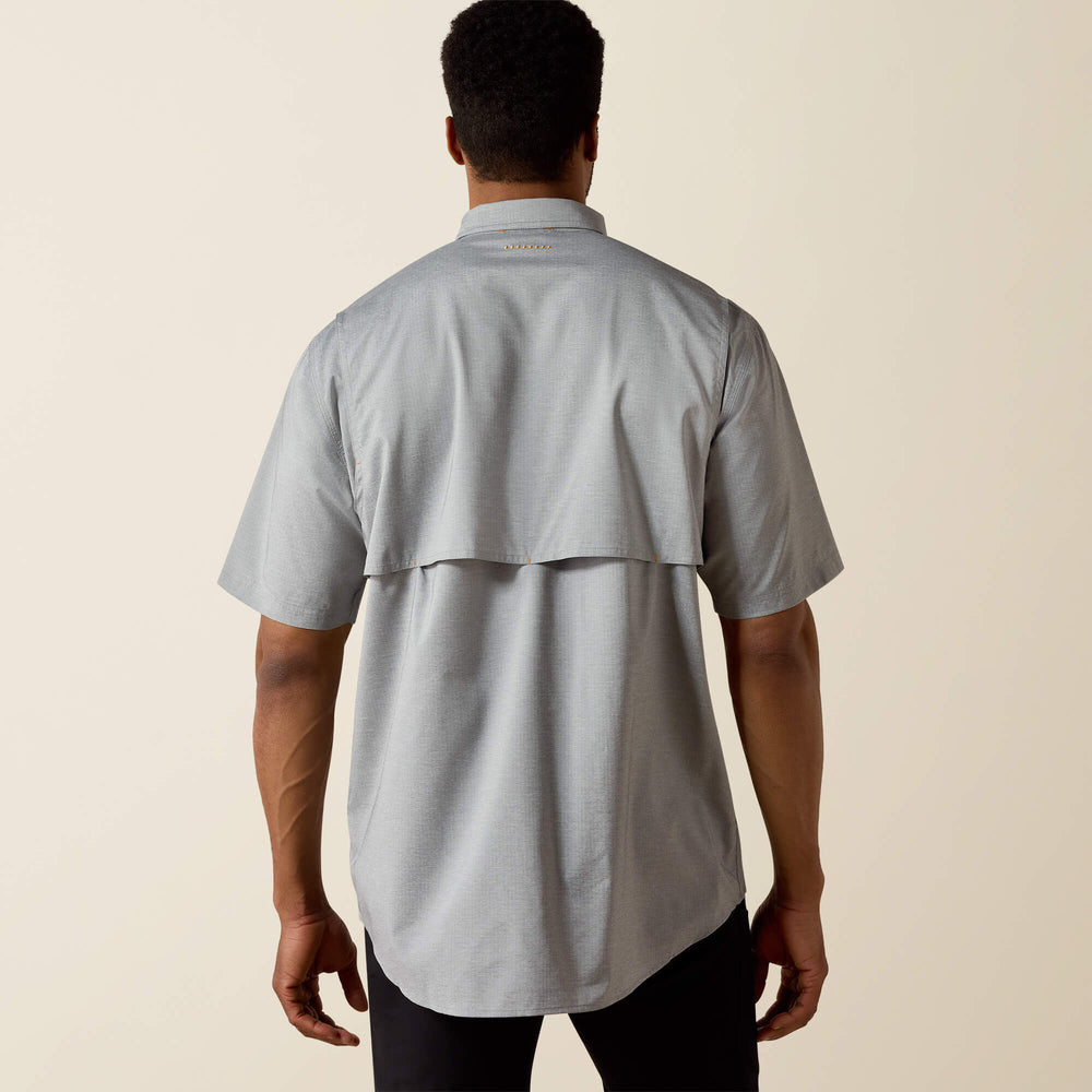 Rebar Made Tough VentTEK DuraStretch Work Shirt Men - CHARCOAL HEATHER