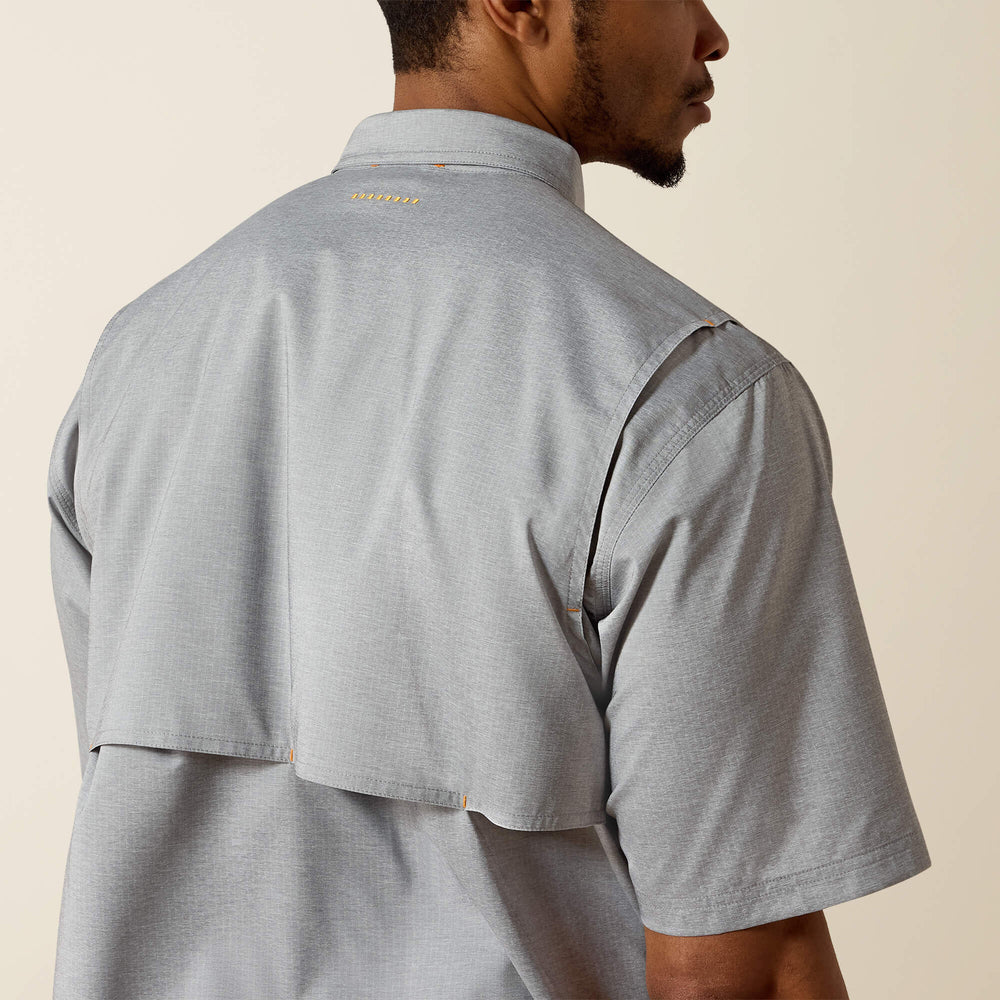 Rebar Made Tough VentTEK DuraStretch Work Shirt Men - CHARCOAL HEATHER