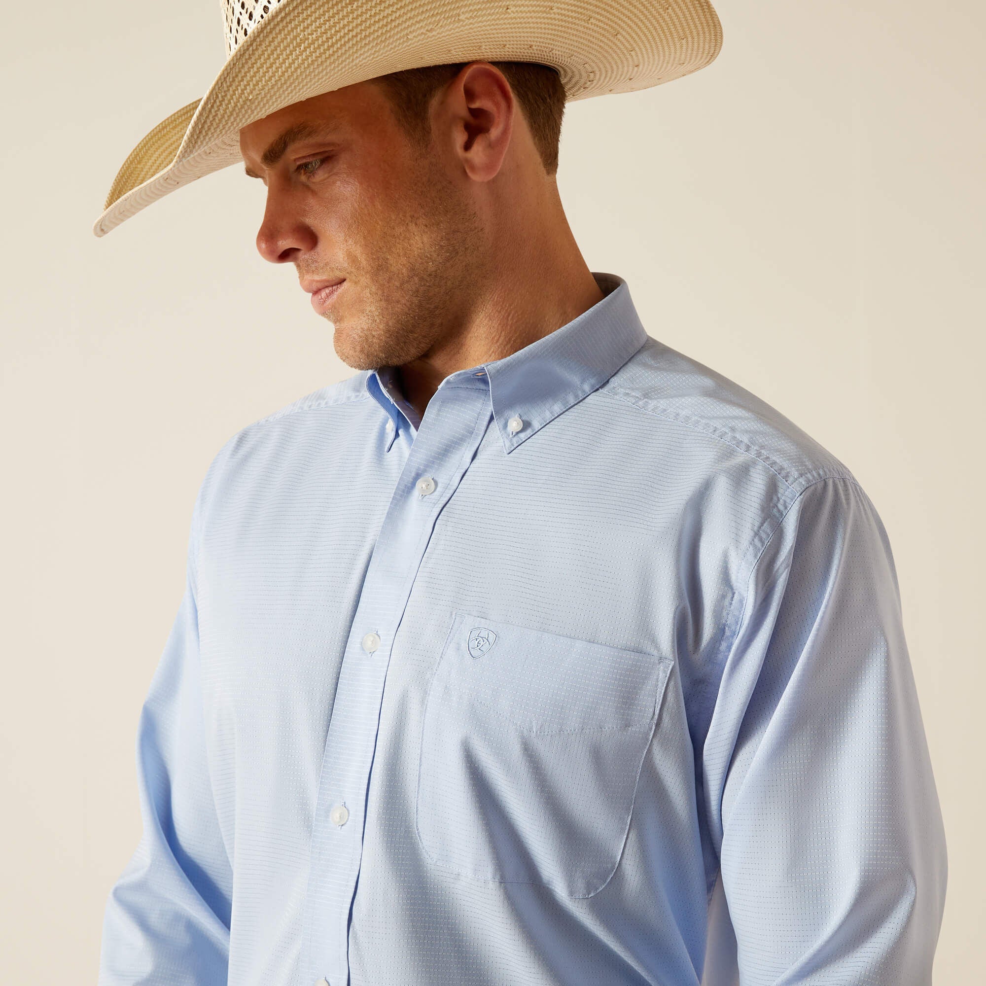 360 Airflow Classic Fit Shirt Men - LIGHT BLUE