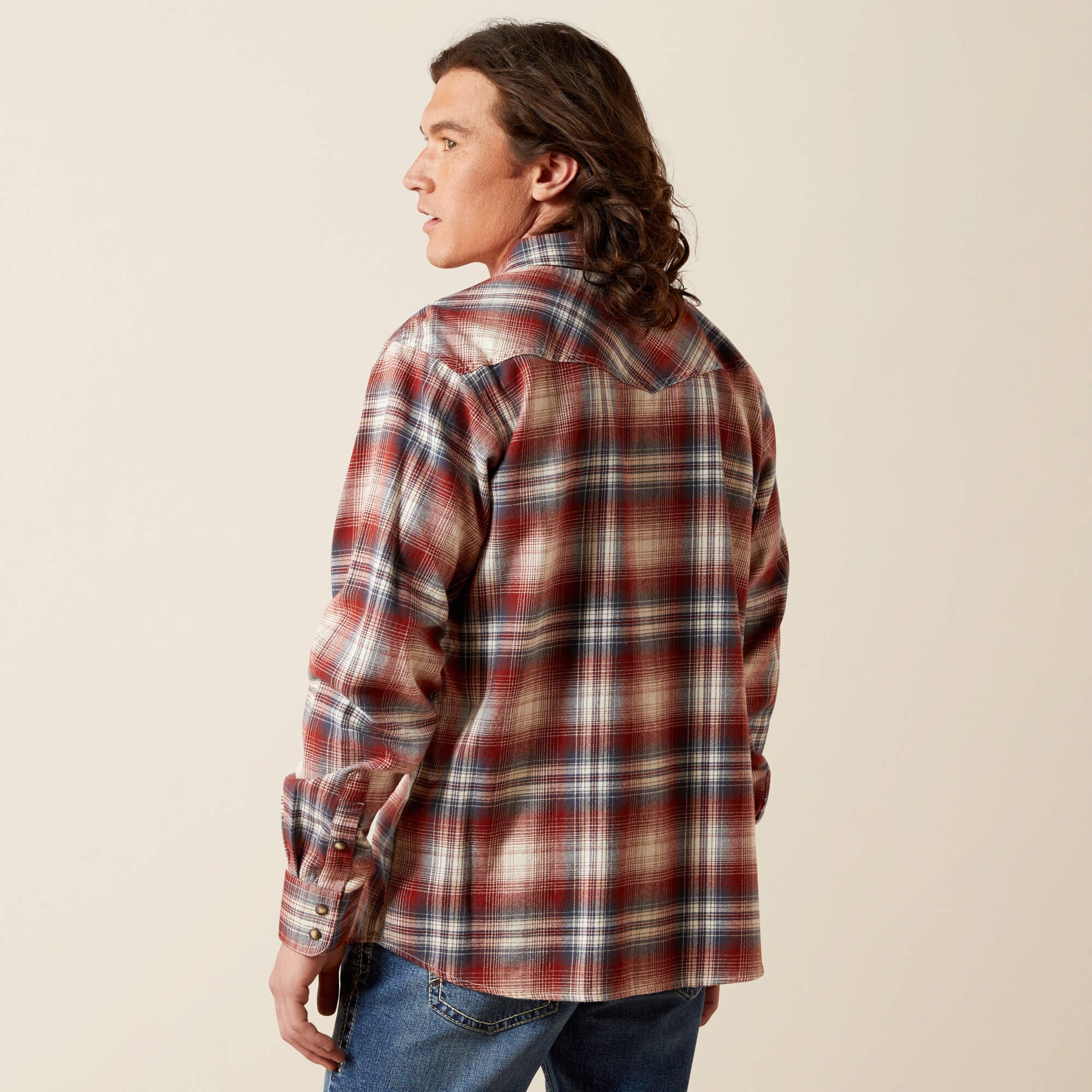 Harper Retro Fit Shirt Men - RUST