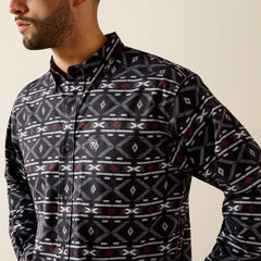 Printed 360 Airflow Classic Fit Shirt Men - BLACK