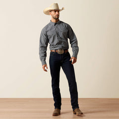 Pro Series Tobin Classic Fit Snap Shirt Men - BLACK PLAID