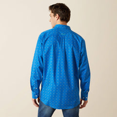 Wrinkle Free Carter Classic Fit Shirt Men - BLUE