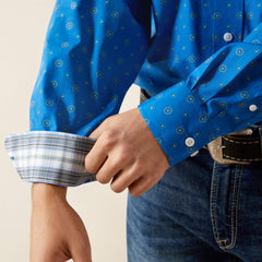 Wrinkle Free Carter Classic Fit Shirt Men - BLUE