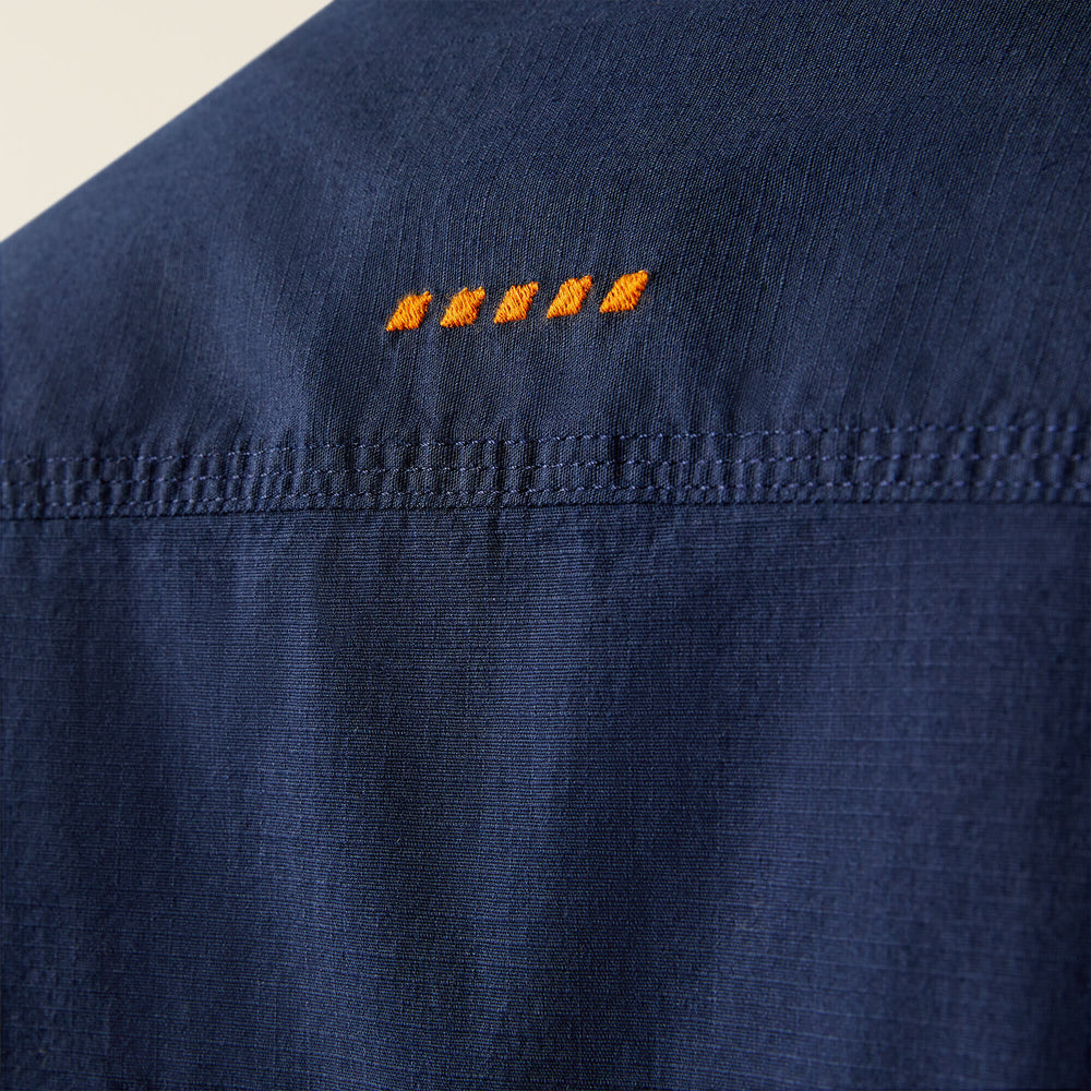 Rebar Made Tough DuraStretch Work Shirt Men - NAVY