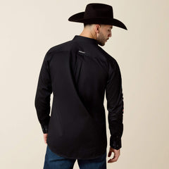 Team Logo Twill Fitted Shirt Men - BLACK/MEXICO