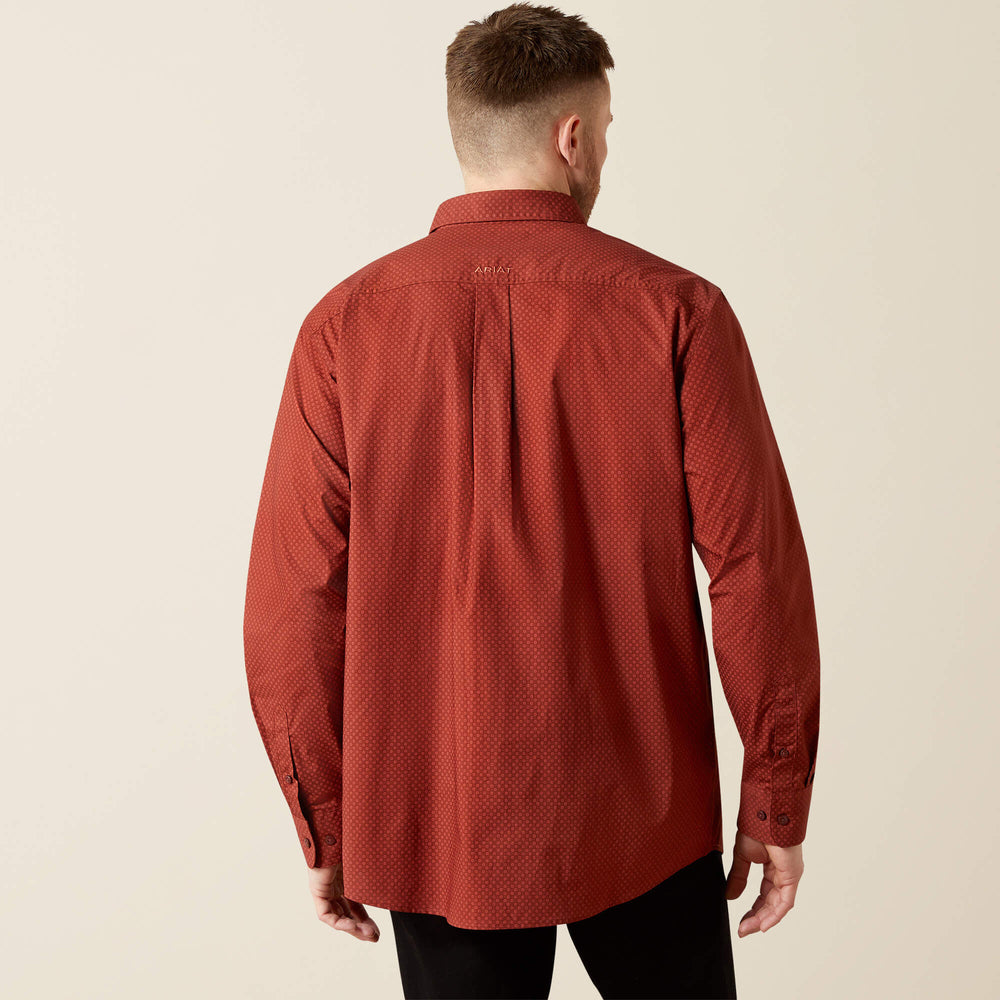 Wren Classic Fit Shirt Men - DARK RED