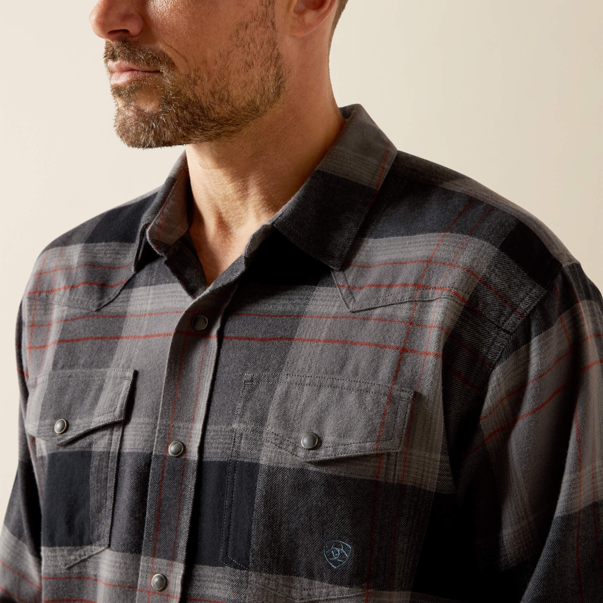 Hernandez Retro Fit Shirt Men - DARK GREY