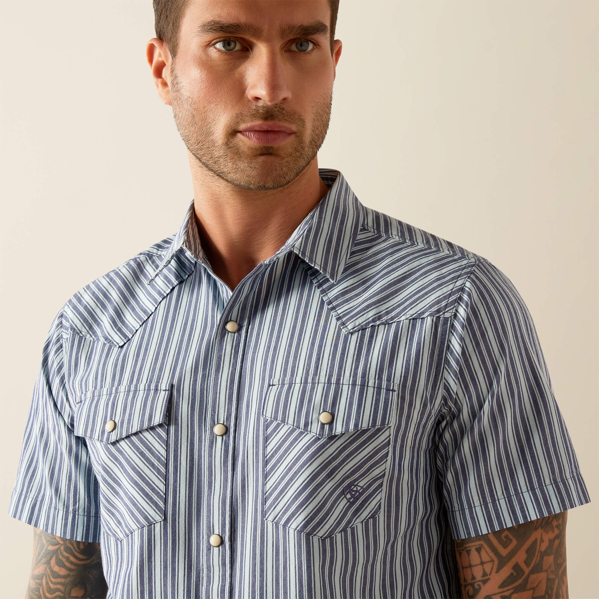 Hyder Retro Fit Shirt Men - BLUE