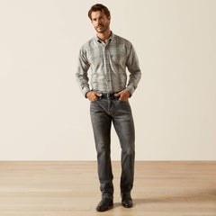 Simmental Shirt Men - GREY PLAID