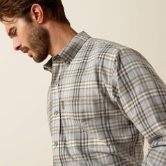 Simmental Shirt Men - GREY PLAID