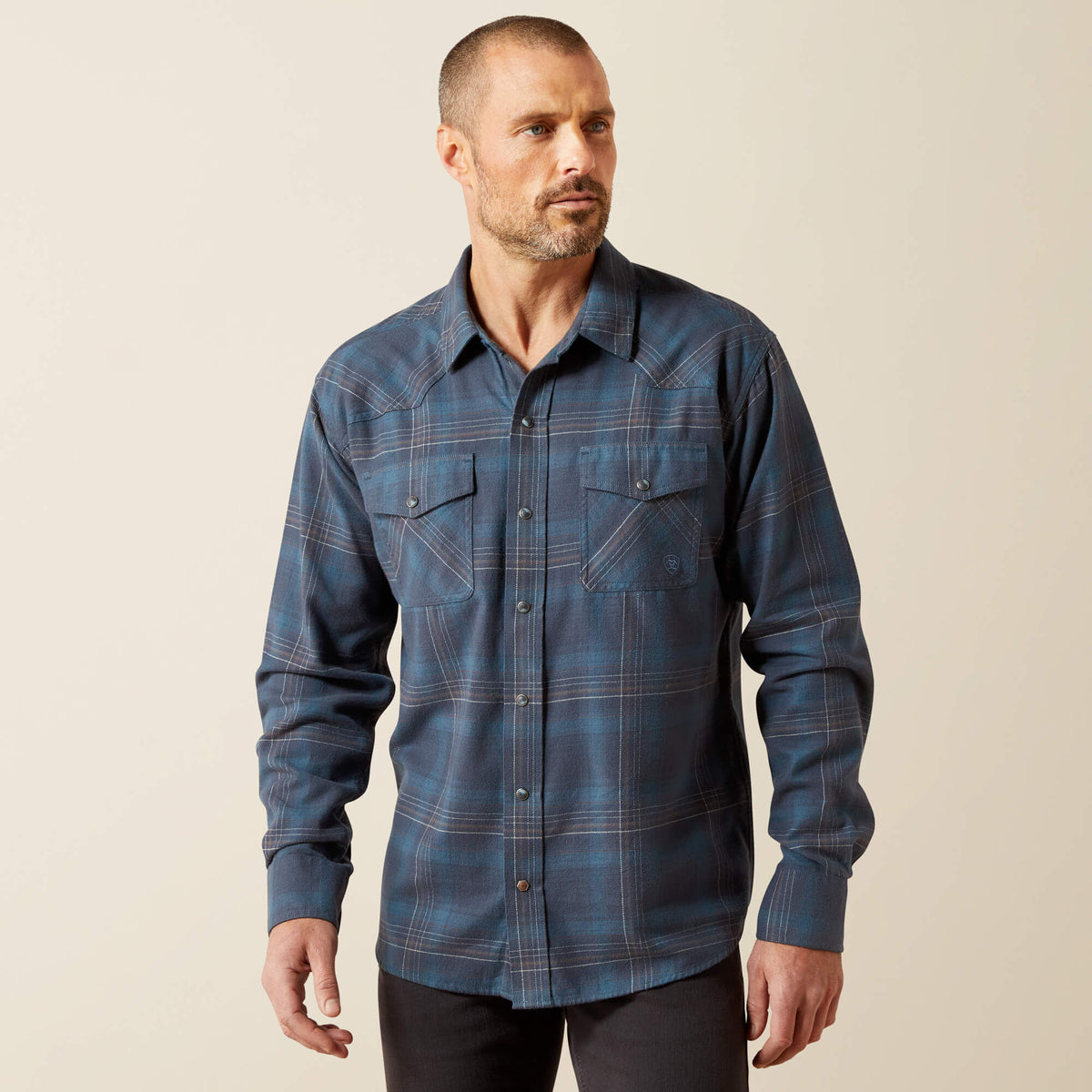 Higgins Retro Fit Shirt Men - NAVY