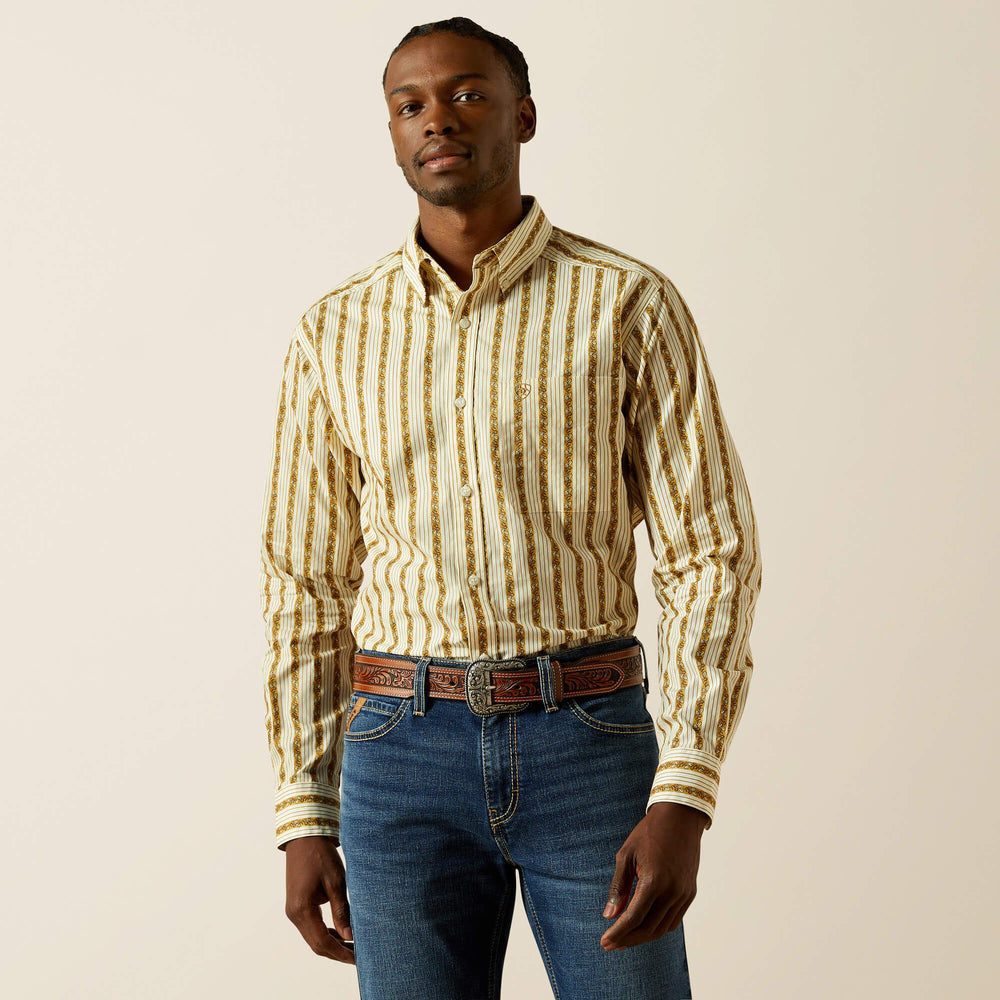 Brigham Fitted Shirt Men - TAN