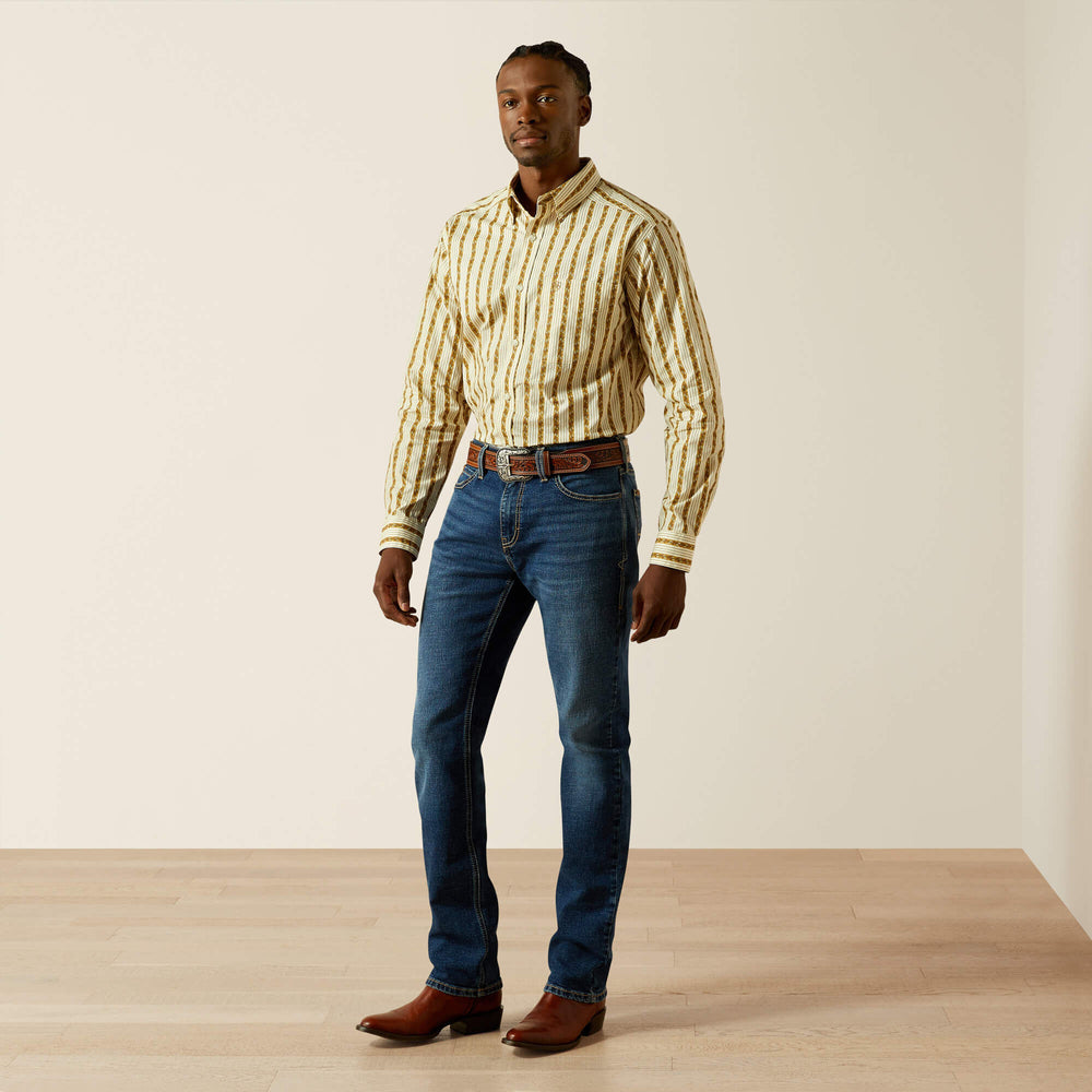 Brigham Fitted Shirt Men - TAN