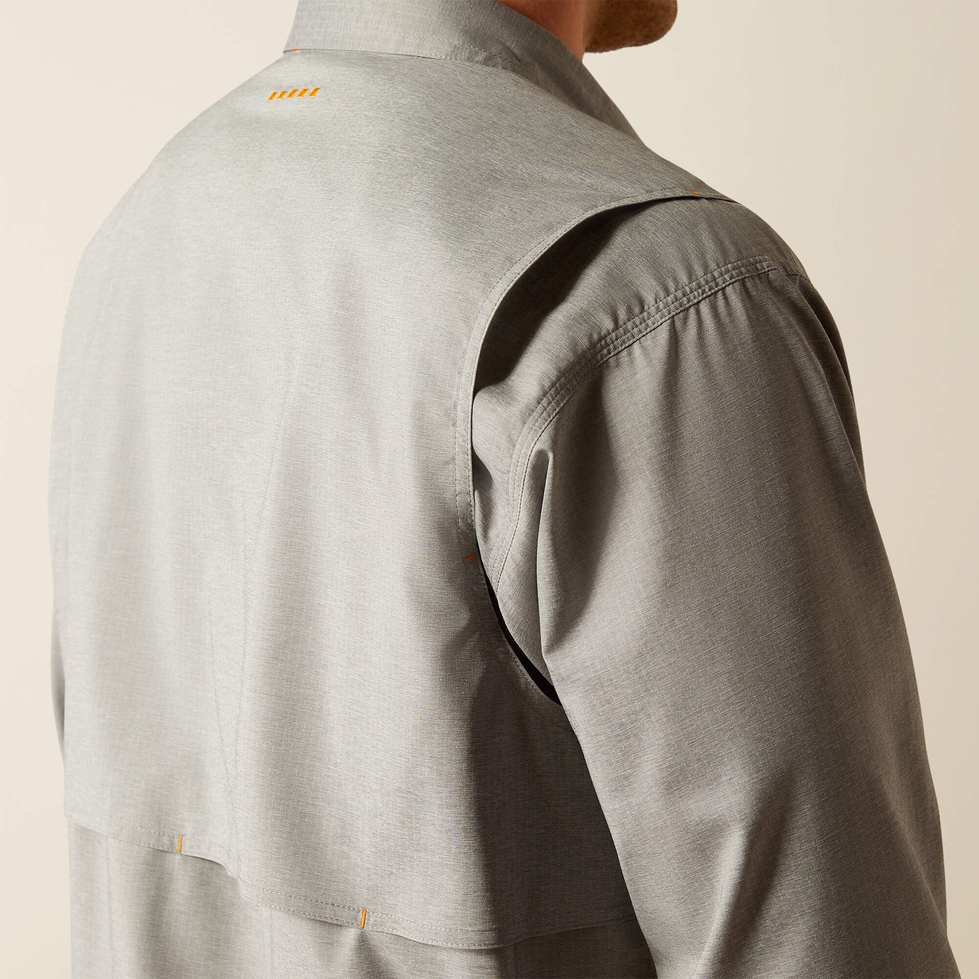 Rebar Made Tough VentTEK DuraStretch Work Shirt Men - CHARCOAL HEATHER