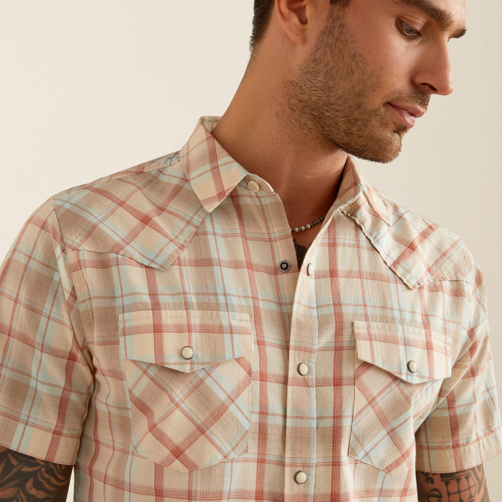 Horton Retro Fit Shirt Men - LIGHT BROWN