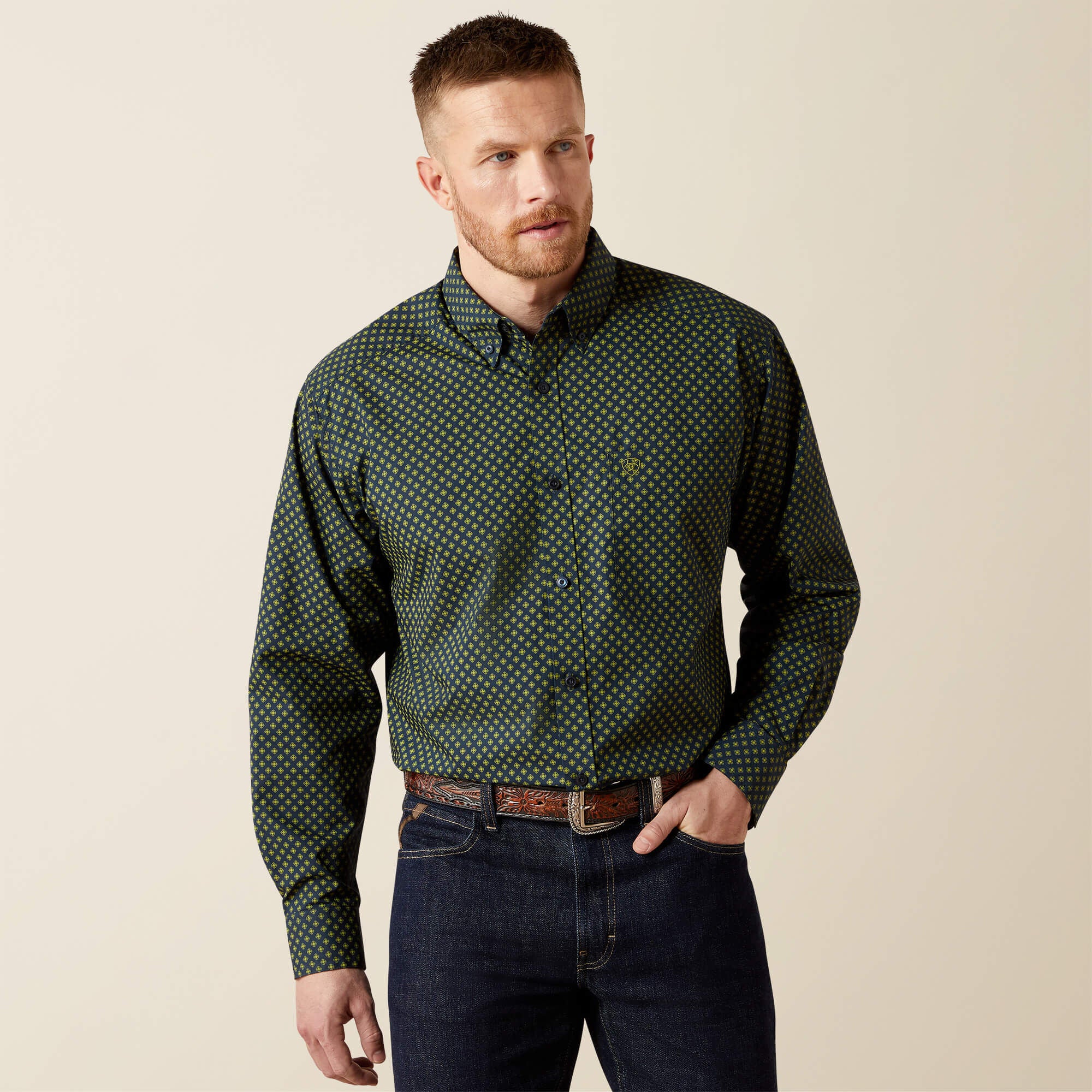 Waylon Classic Fit Shirt Men - NAVY