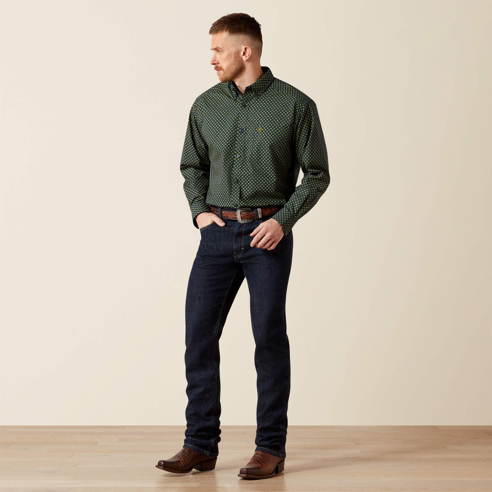 Waylon Classic Fit Shirt Men - NAVY