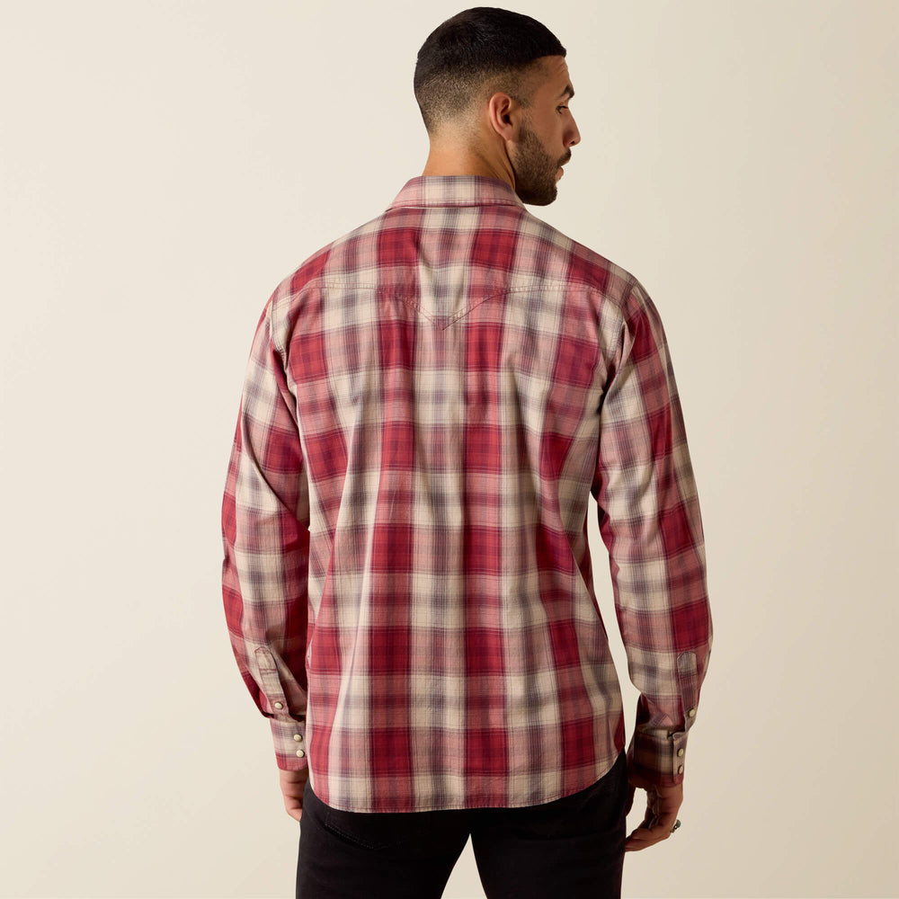 Retro Hawthorne Fitted Snap Shirt Men -