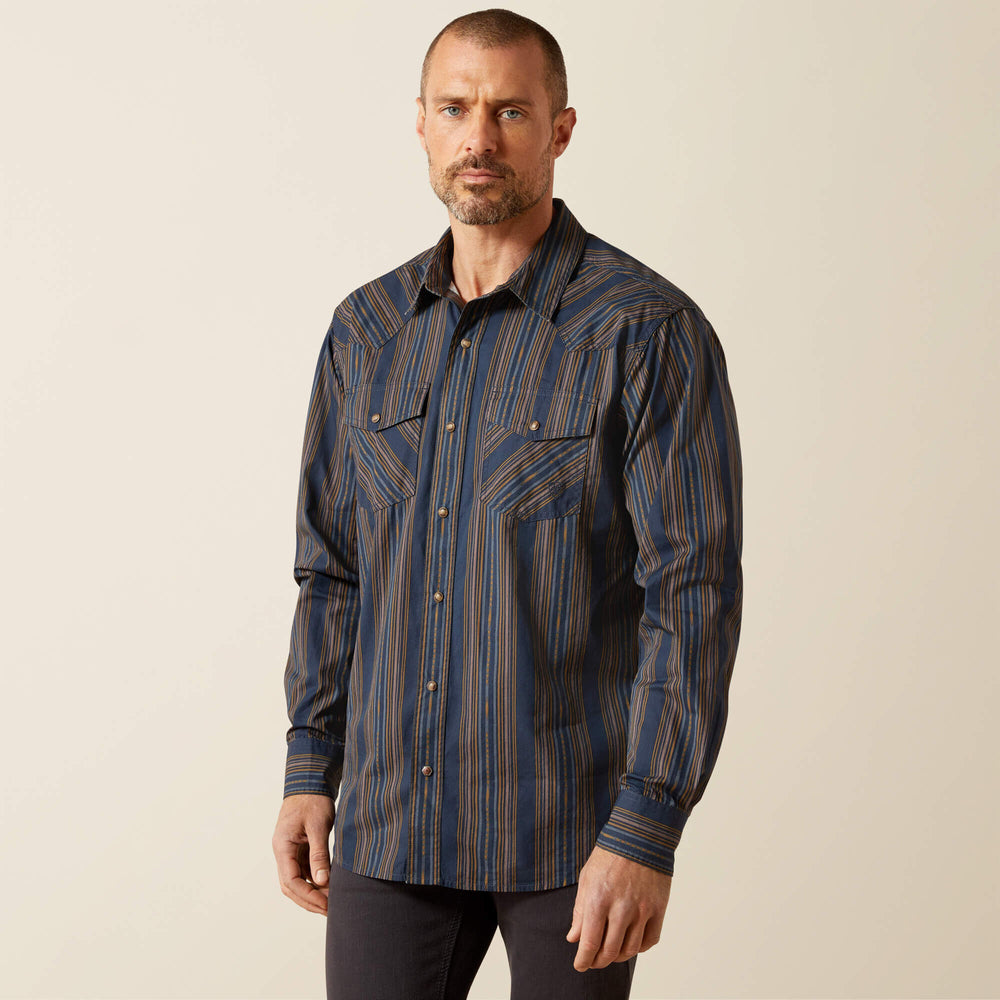 Horne Retro Fit Shirt Men - NAVY