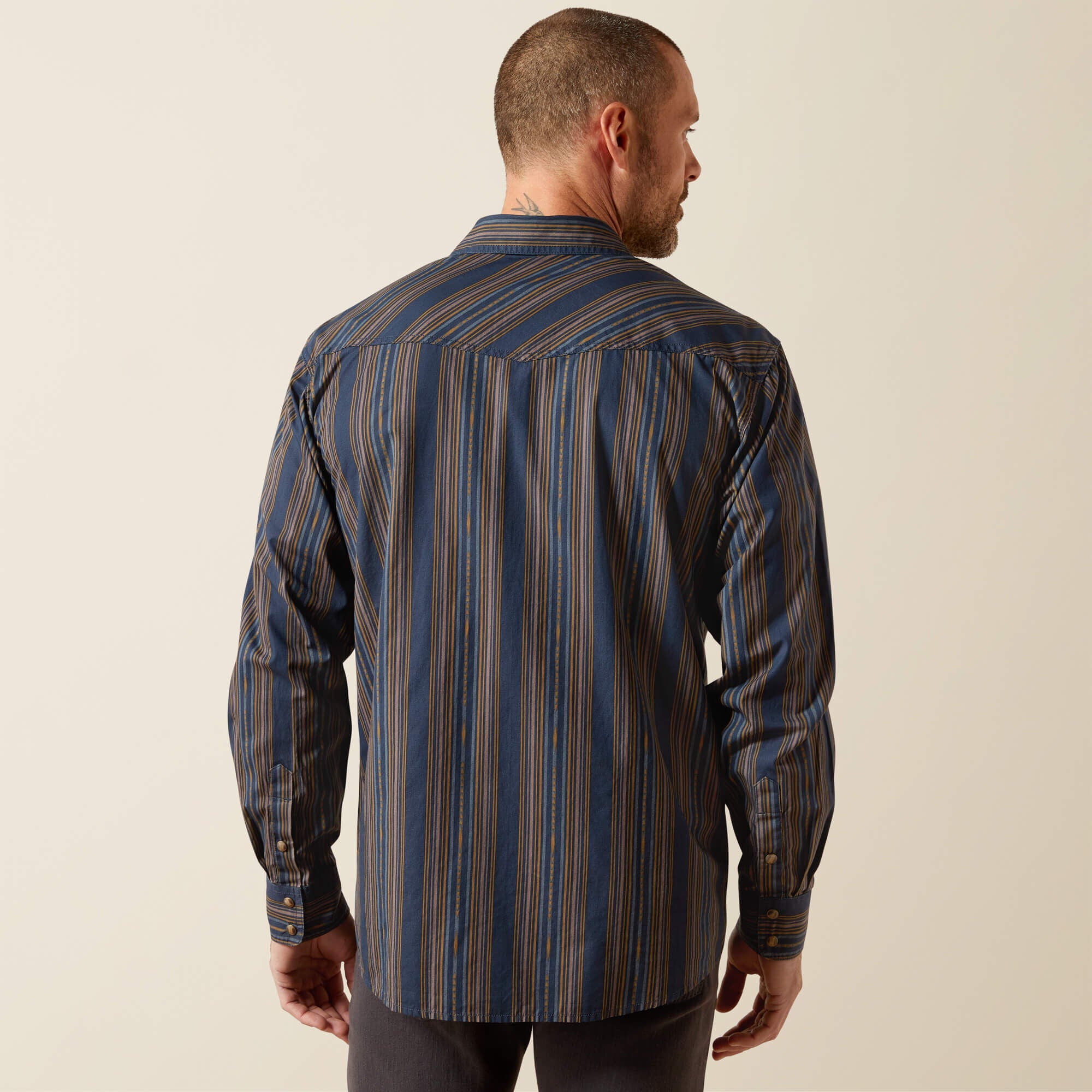 Horne Retro Fit Shirt Men - NAVY