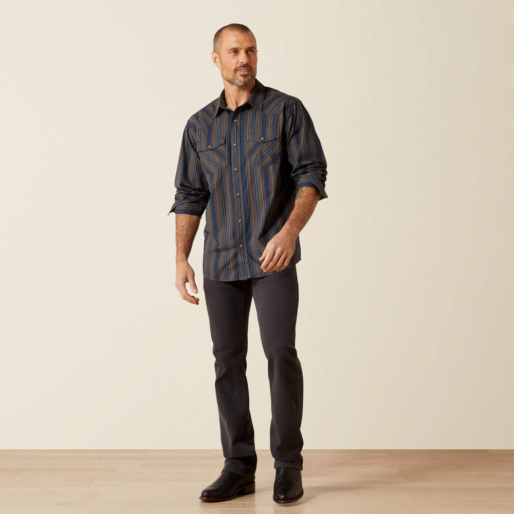 Horne Retro Fit Shirt Men - NAVY