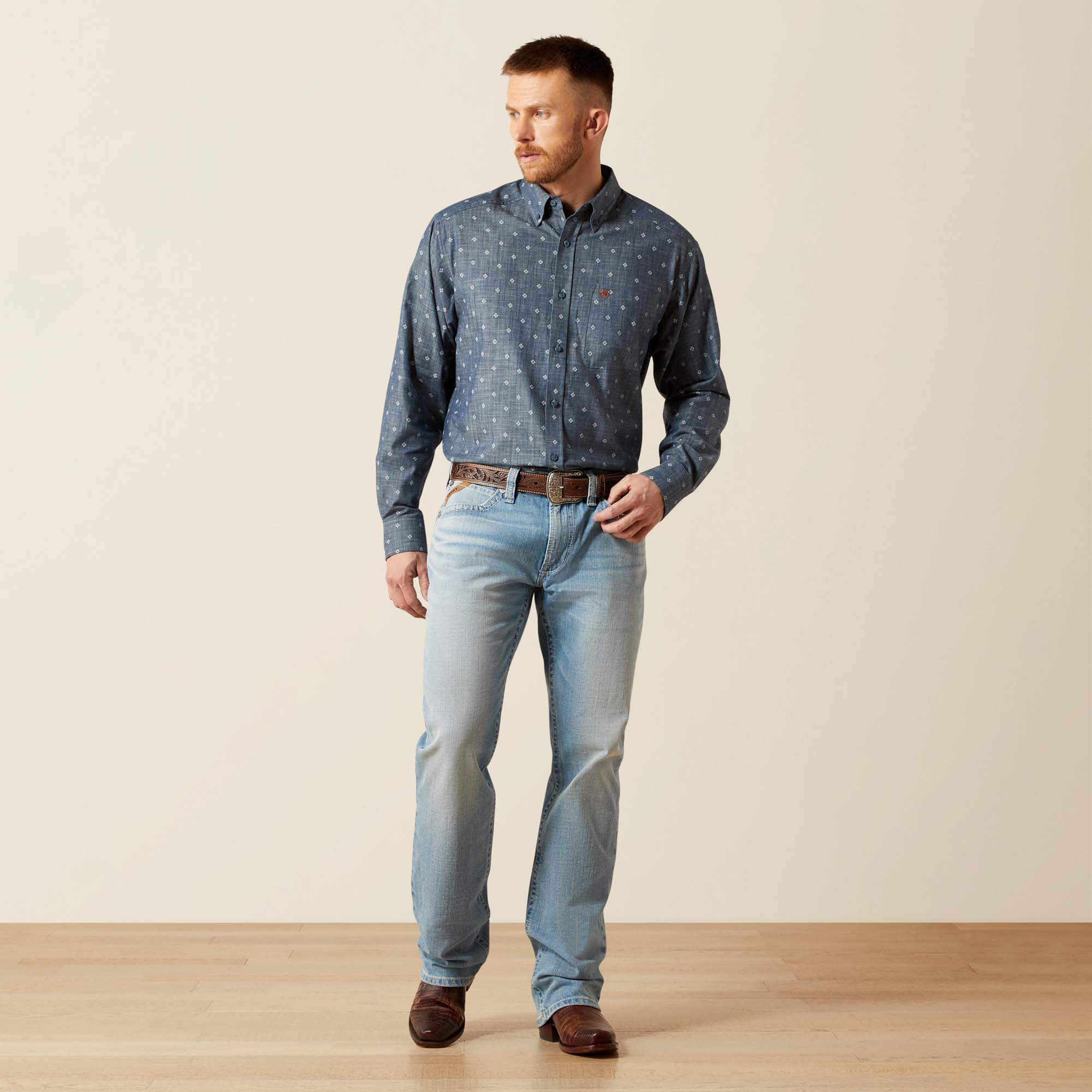 Watson Classic Fit Shirt Men - CHAMBRAY BLUE