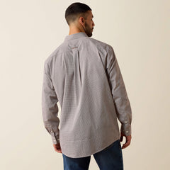 Wrinkle Free Alden Classic Fit Shirt Men - CHESTNUT GEO PRINT