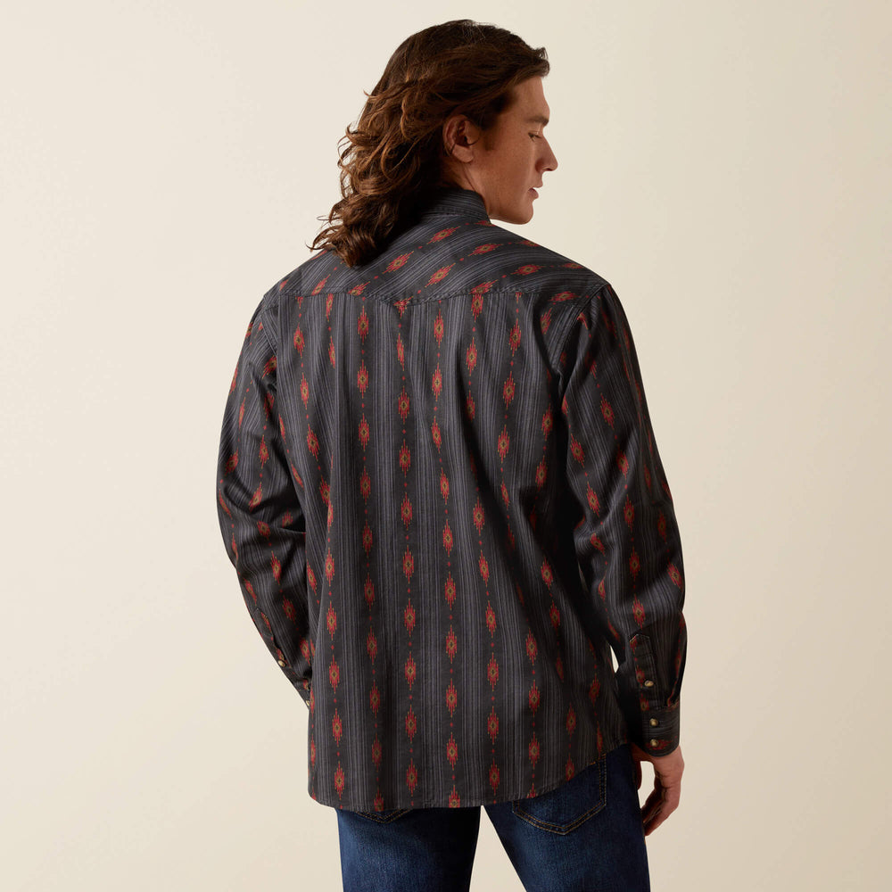 Harrel Retro Fit Shirt Men - BLACK