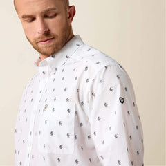 Bull PBR Shirt Men - WHITE