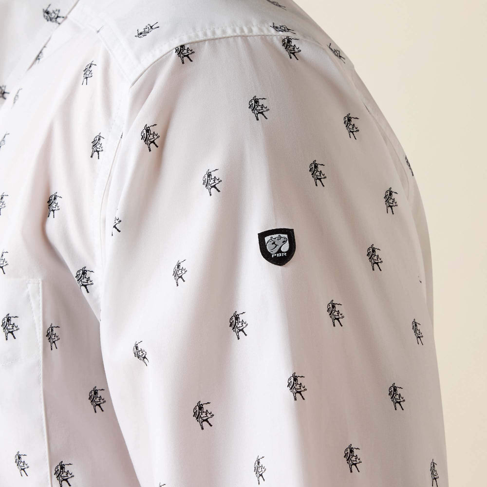 Bull PBR Shirt Men - WHITE