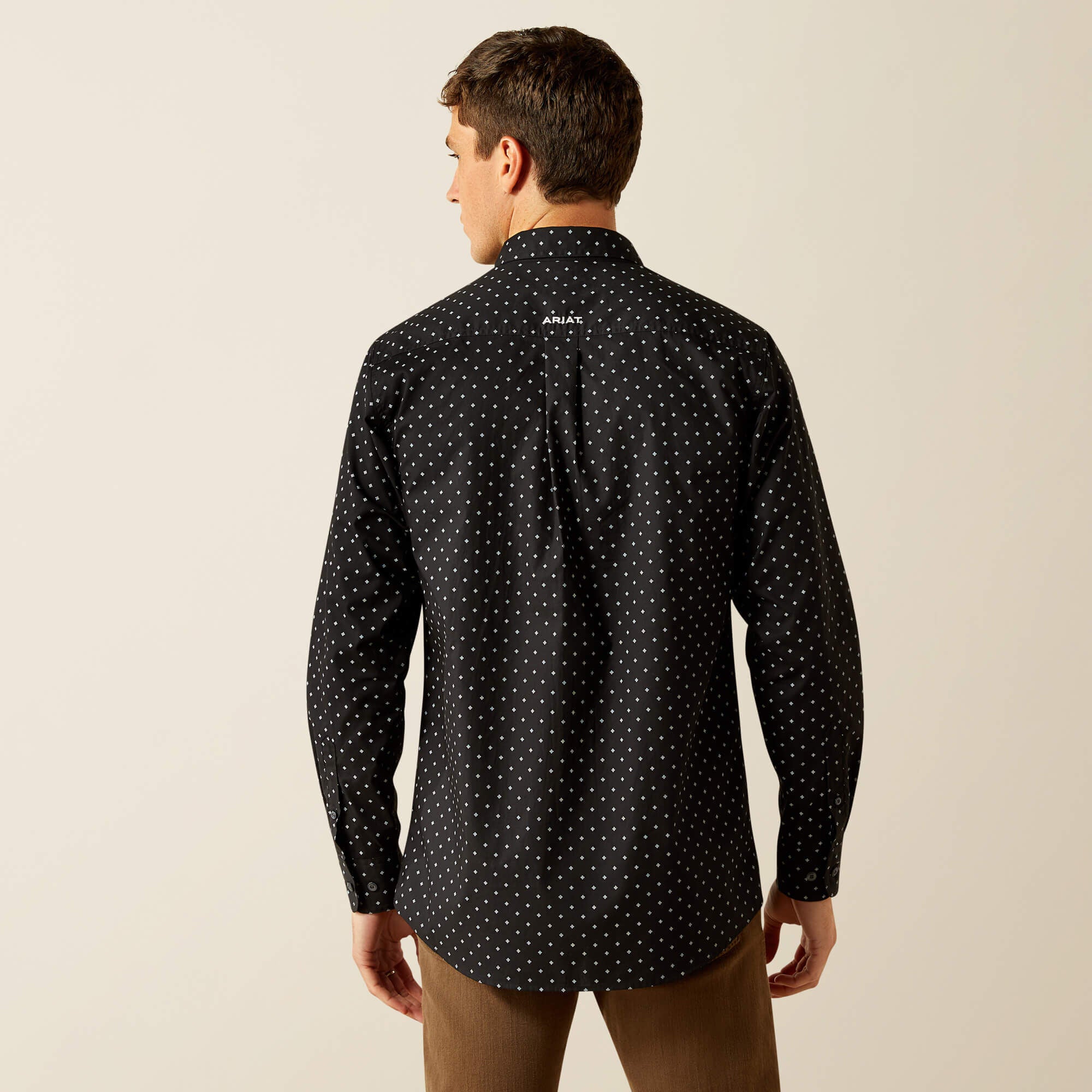 Seymour Fitted Shirt Men - DARK GREY