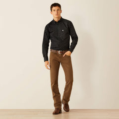 Seymour Fitted Shirt Men - DARK GREY