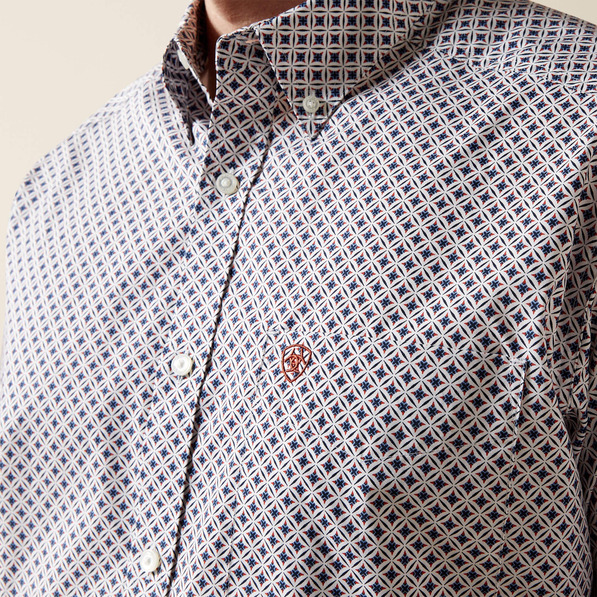 William Classic Fit Shirt Men - WHITE