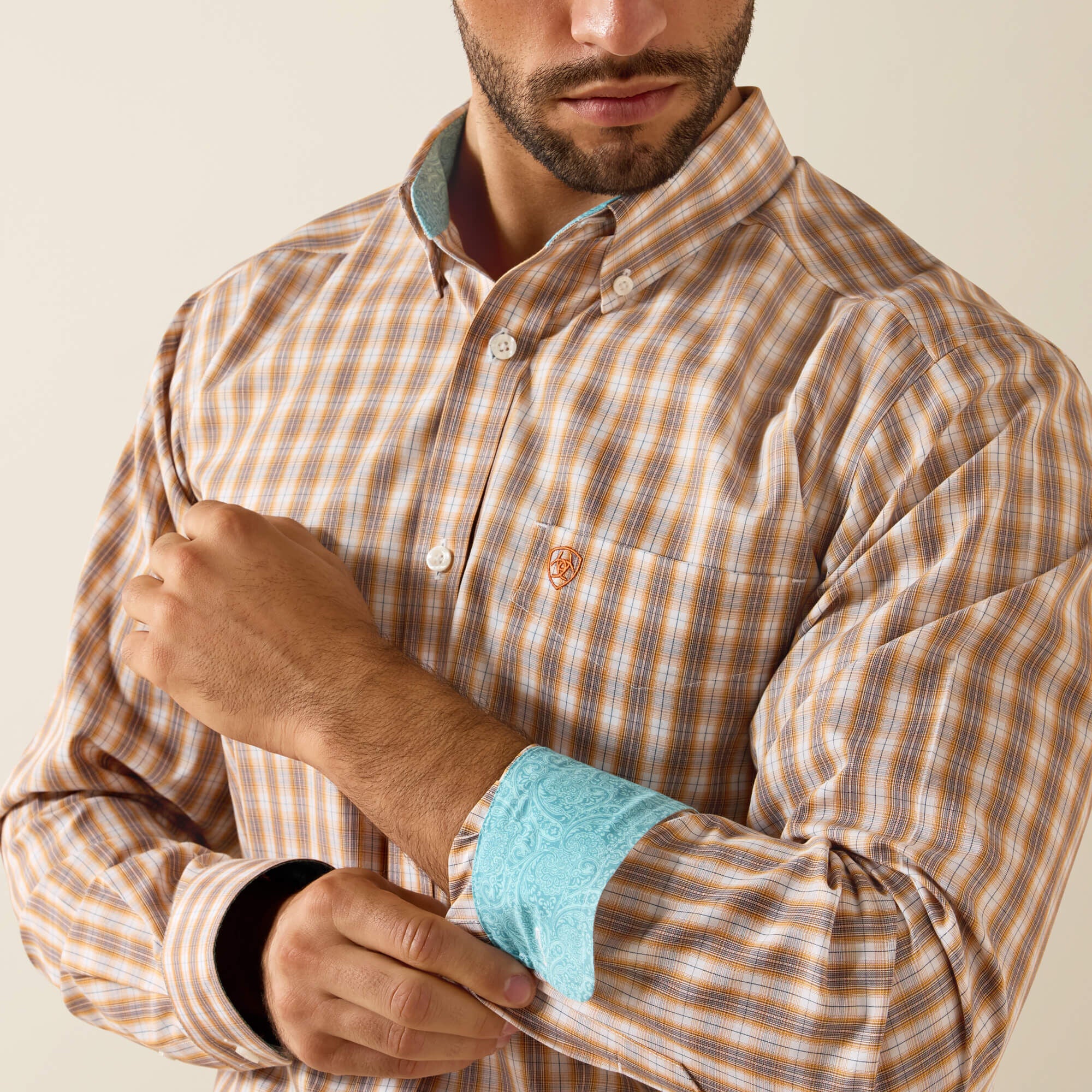 Wrinkle Free Ayden Fitted Shirt Men -