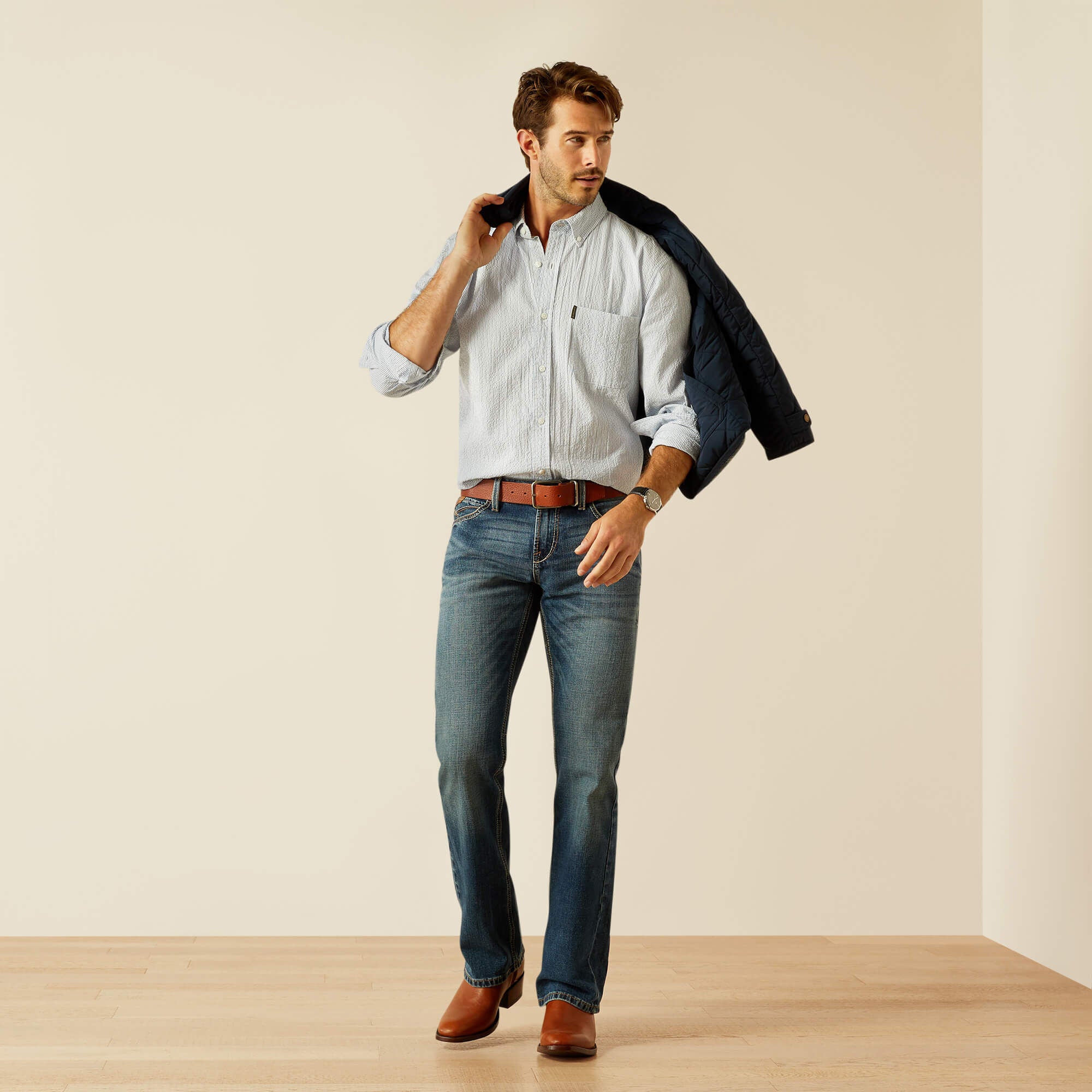 Grafham Shirt Men - BLUE STRIPE