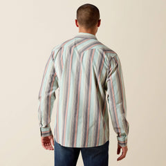 Retro Hesperus Fitted Snap Shirt Men - AQUIFER PLAID