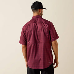 Printed VentTEK Classic Fit Shirt Men - MAROON BANNER
