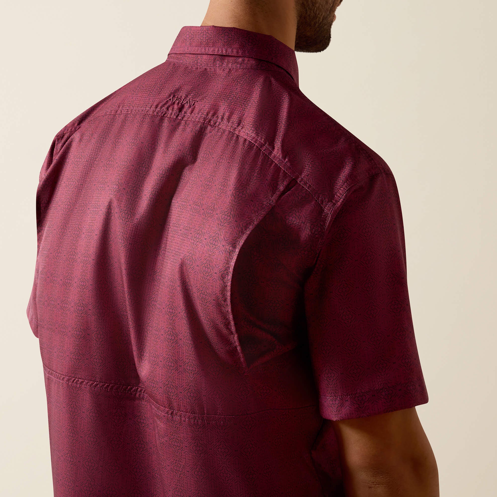 Printed VentTEK Classic Fit Shirt Men - MAROON BANNER