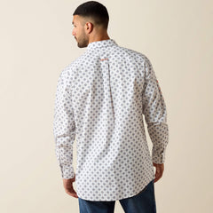 Team Jericho Classic Fit Shirt Men - WHITE/ORANGE