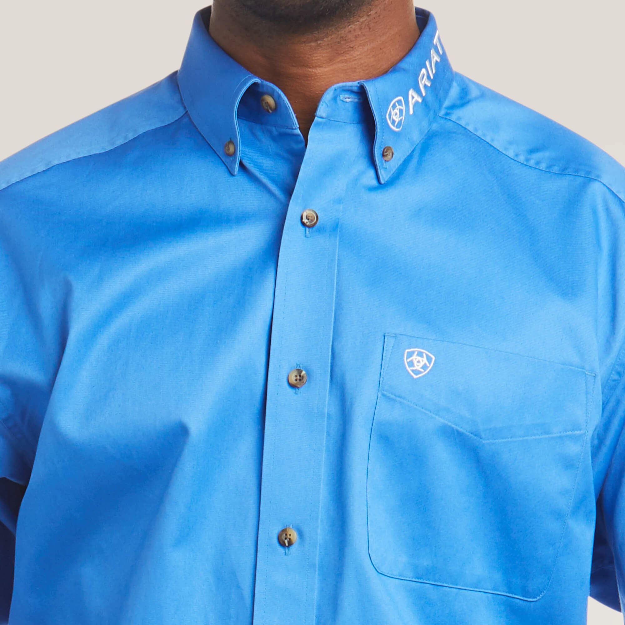 Team Logo Twill Classic Fit Shirt Men - MULTI PRINT