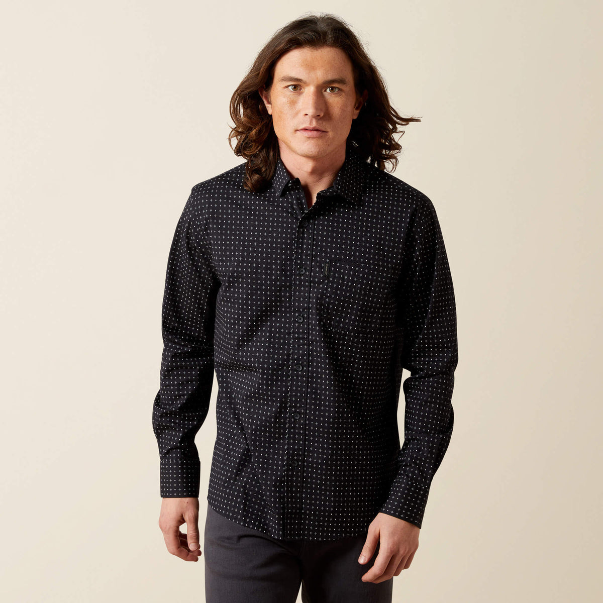 McClain Modern Fit Shirt Men - BLACK